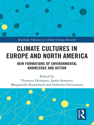 cover image of Climate Cultures in Europe and North America